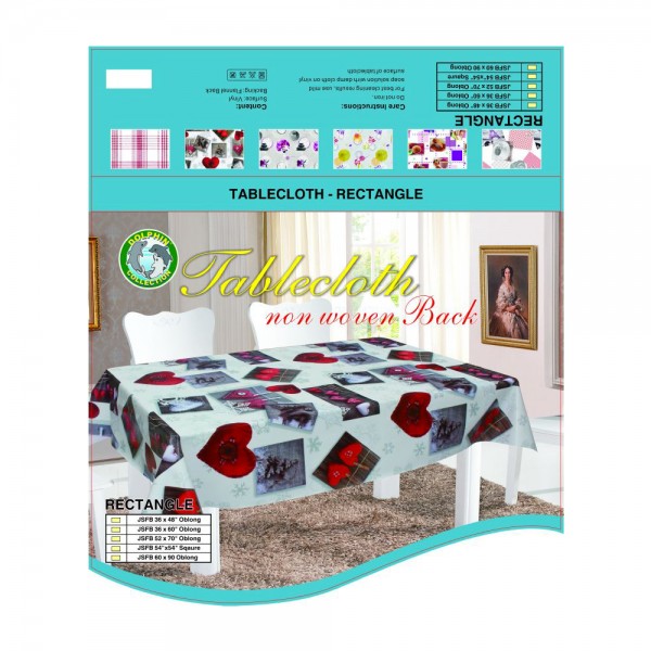 Dolphin-Collection-JSFB3648OBL-Pvc-Tablecloth-Non-Woven-Back-Scallop-Edge-(Oblong)-Size-36×48-Oblong