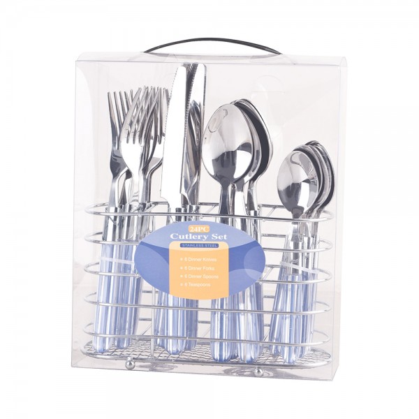 Dolphin-Collection-PL2304B-OMS-N-Blue-24-pcs-Stainless-Steel-Cutlery-Set