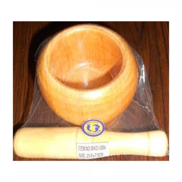 Dolphin-Collection-WH190249-Wooden-Pestle-Mortar-Size-10x10cm