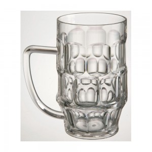 Felli-MEBM2-1-Beer-Mug-24oz-Qubies-(Clear)-Capacity-24oz-Size-14.5x10.4x15.5cm