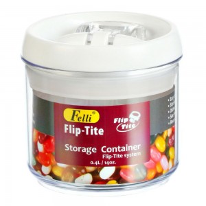 Felli-NLC404A-Round-Flip-Tite-Container-Size-10.6x10.2H-0.4L-14oz-Round