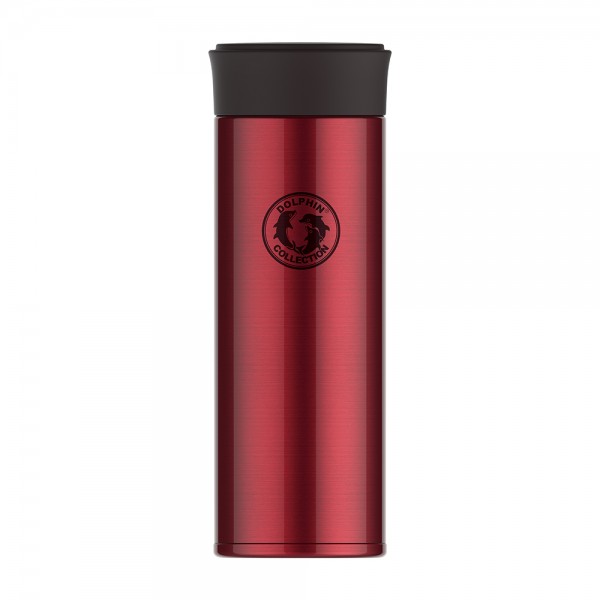 dolphin-hd350-28r-stainless-steel-vacuum-flask-with-strainer-350ml-red